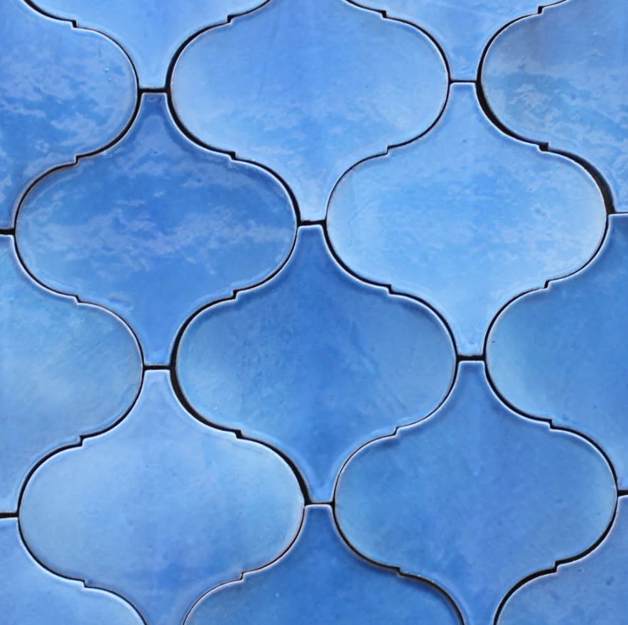 Arabesque Moroccan wall tile